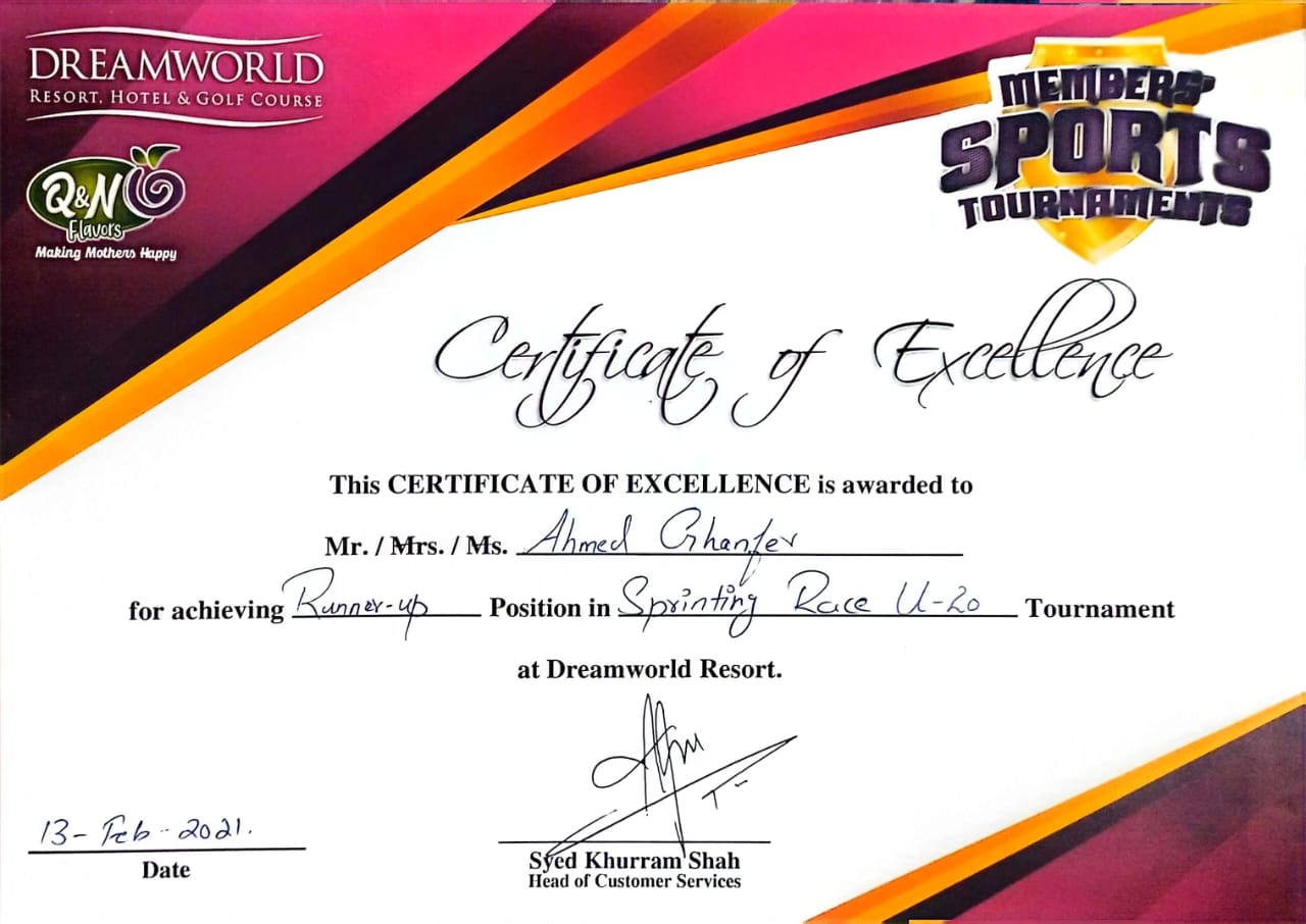 Track and Field Achievement