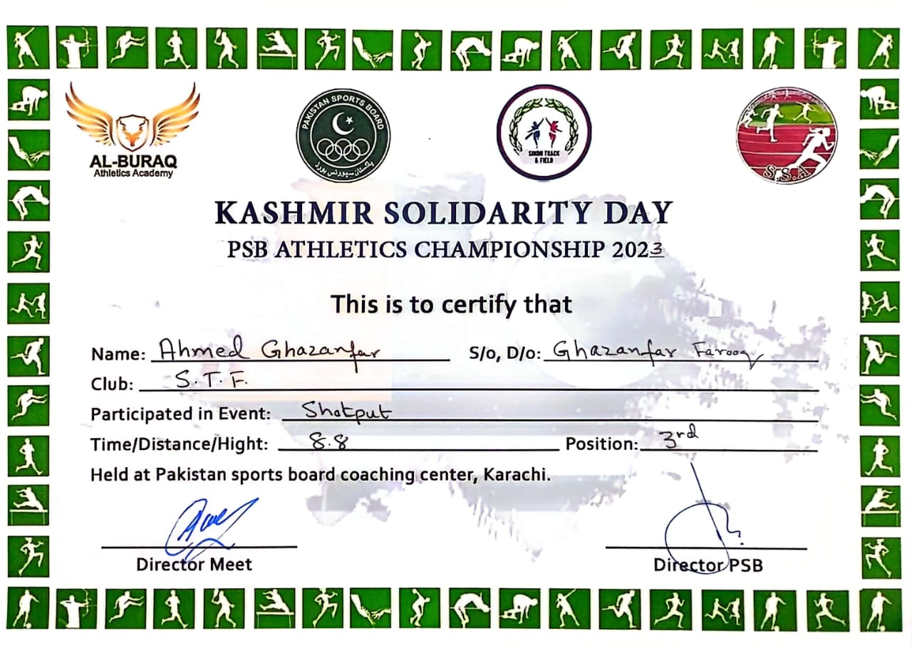 Track and Field Achievement